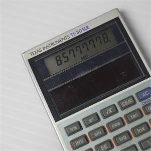 Texas Instruments TI-30SLR Vintage Calculator