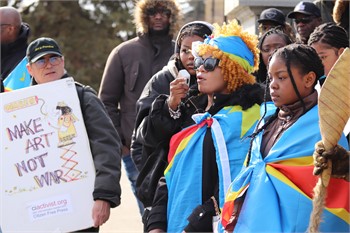 Peace Protest in Edmonton: Voices Unite for Peace and Justice in Congo